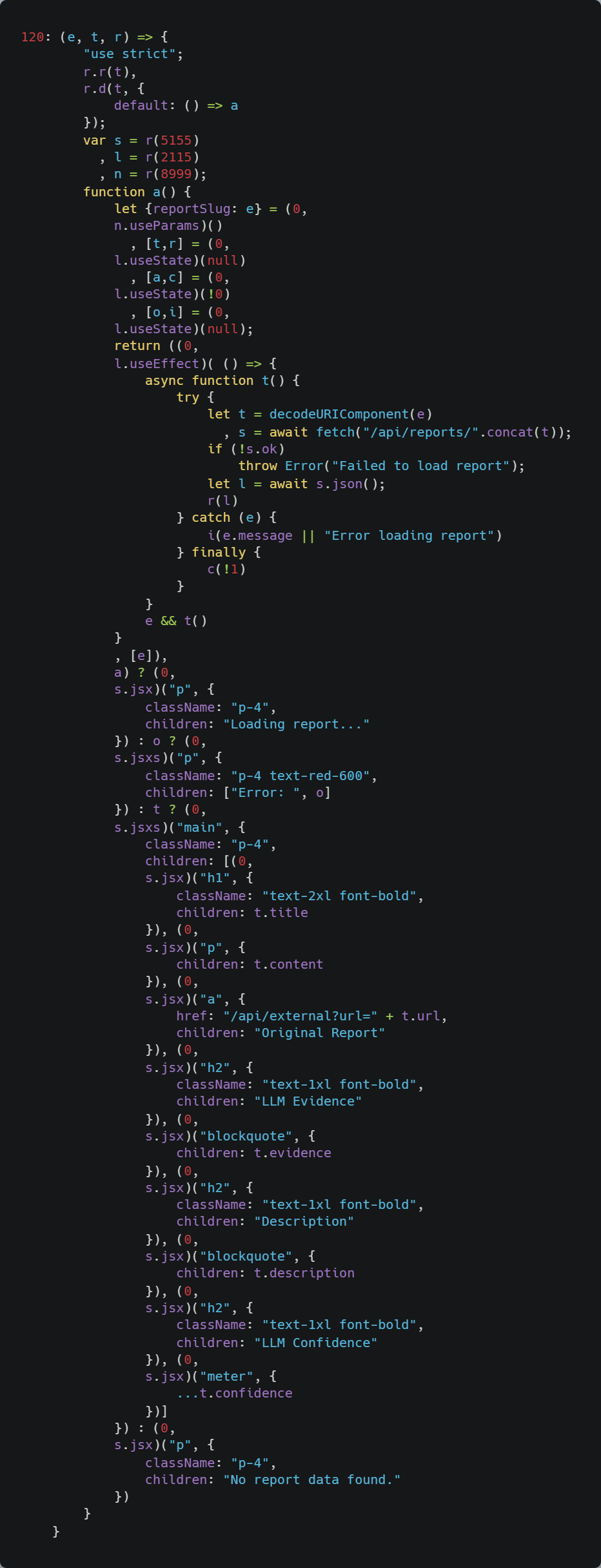 xss vulnerable component